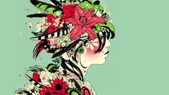 Woman Flowers artwork DJ