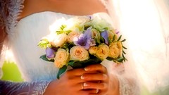 Woman Flowers bouquet