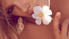 Woman Flowers Lily Donaldson