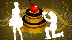 Woman Flowers Men cherries