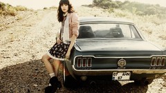 Woman Ford mustang antalya LC Waikiki Xside