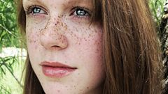 Woman freckles gingers portraits