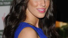 Woman freckles green eyes