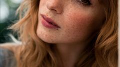 Woman freckles vica kerekes