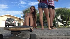 Woman Friends longboard skateboards