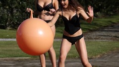 Woman front blondes cleavage boobs huge boobs Gemma Merna