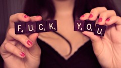 Woman fuck you scrabble