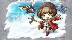 Woman game Dragons staff video games Maplestory
