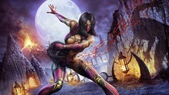 Woman game Mortal Kombat video games fantasy art violent