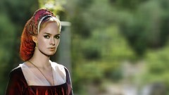 Woman game of thrones blondes green eyes Medieval lena headey A 