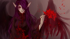 Woman game wings League of Legends morgana