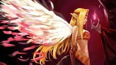 Woman game wings League of Legends morgana