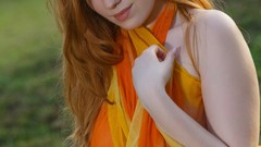 Woman Garden Don blue eyes models redheads Caravaggio Kloe Kane 