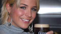 Woman Gemma Atkinson guinness