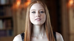 Woman German models redheads pale skin Barbara Meier