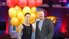 Woman germany Balloons Celebrity brunettes lena meyer-landrut 