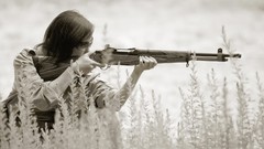 Woman girls with guns m1 garand oleg volk