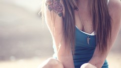 Woman glasses Skateboarding faces brunettes models TeraVena 