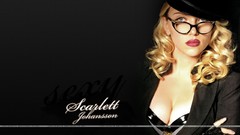 Woman glasses The Spirit Scarlett Johansson blondes