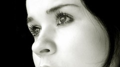 Woman Glitter monochrome