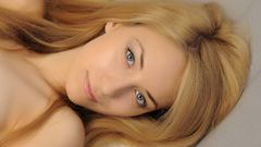 Woman gray eyes faces