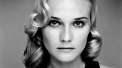 Woman grayscale Diane Kruger
