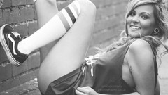 Woman grayscale keshia hamlani