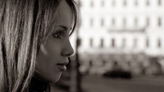 Woman grayscale Michaela A