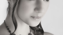 Woman grayscale monochrome