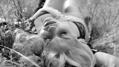 Woman grayscale monochrome