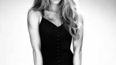 Woman grayscale shakira monochrome