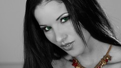 Woman green eyes Angel