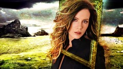 Woman grunge brunettes frames dark lady