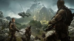 Woman Guns Army soldiers concept art Marek Okon