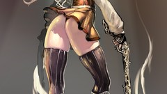 Woman Guns ass stockings blondes corset boots mahou shoujo 