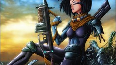 Woman Guns Gally Gunnm