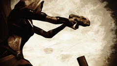 Woman Guns mass effect