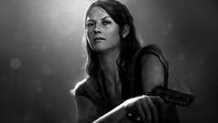 Woman Guns playstation 3 the last of us artwork video games 