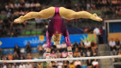 Woman gymnastics athletics Shawn Johnson