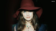 Woman hats brunettes alexis bledel 2142