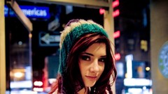 Woman hats brunettes models susan coffey redheads beanies