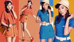 Woman hats Celebrity handbag asians skirts brunettes singers 
