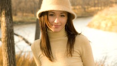 Woman hats faces models Met-Art magazine Sienna A