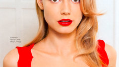 Woman headbands hair band magazine scans Oksana Akinshina