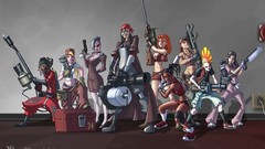 Woman Heavy TF2 Engineer