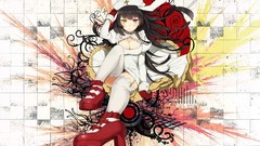 Woman heterochromia nuns