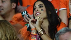 Woman holland brunettes dutch football fans