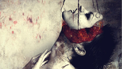 Woman horror gore hook