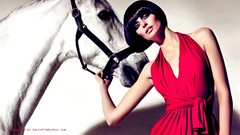 Woman Horses girls with