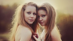 Woman Insomnia blondes Sisters